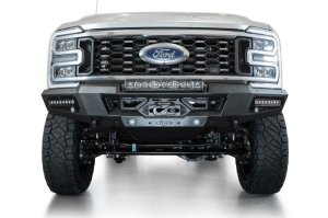 Ford F250 Super Duty Bumper - Front - Addictive Desert Designs - Phantom Winch Front Bumper - Hammer Black - `23-`27 Ford F250 Super Duty Bumper - Front - Addictive Desert Designs - Phantom Winch Front Bumper - Hammer Black - `23-`27